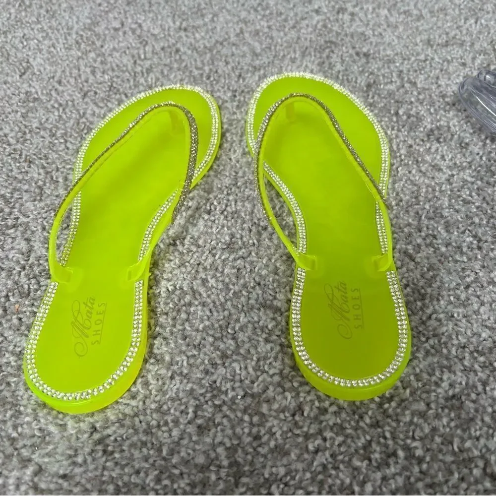 New with box | Mata Shoes Jelly Green sandal